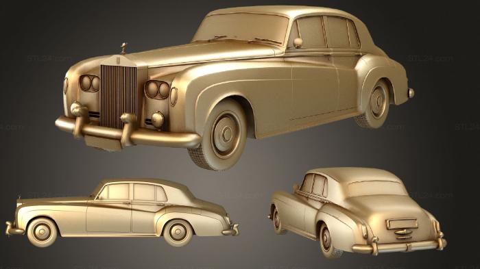 Автомобили и транспорт (RR SilverCloudIII, CARS_3358) 3D модель для ЧПУ станка